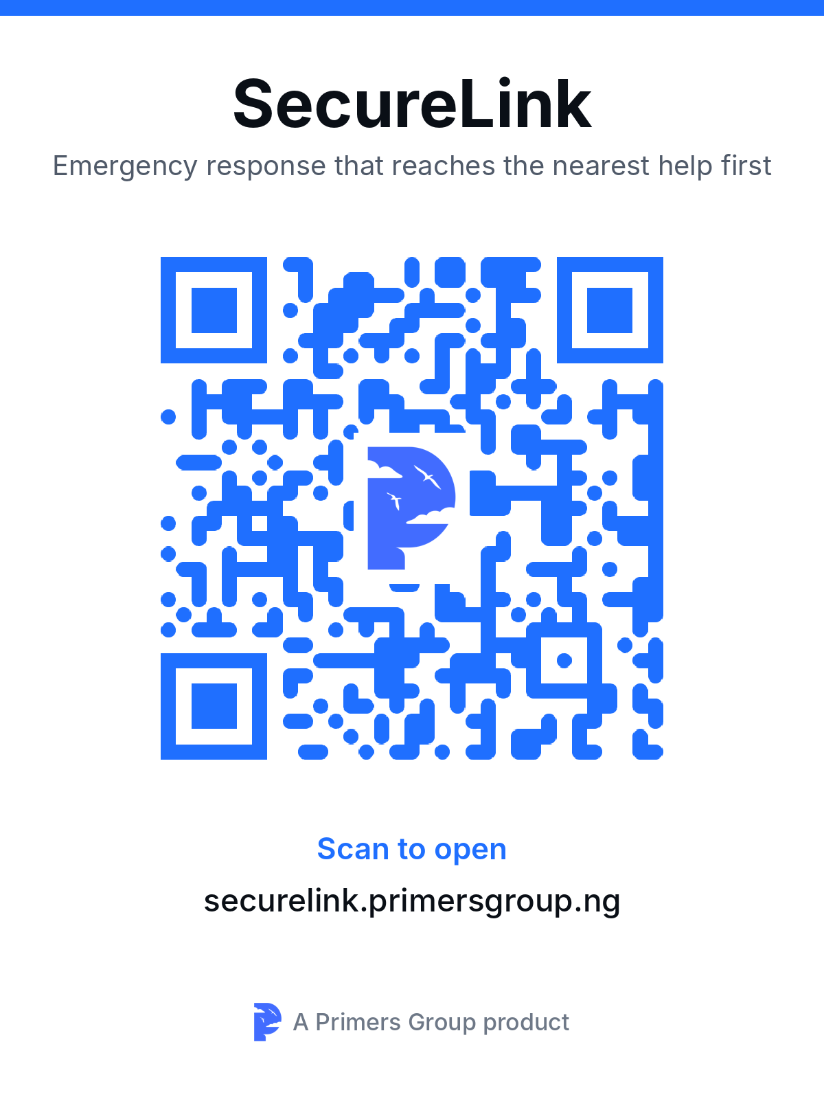 QR code for SecureLink